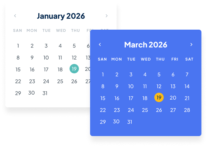 Kensio House Calendar